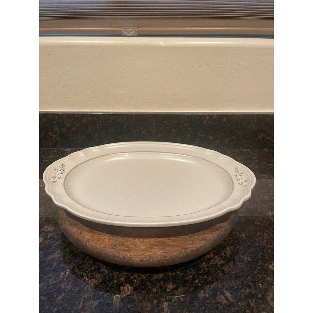 Vintage Pfaltzgraff Stoneware HEIRLOOM Oval Serving Platter